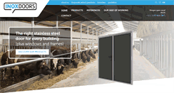 Desktop Screenshot of inoxdoors.com